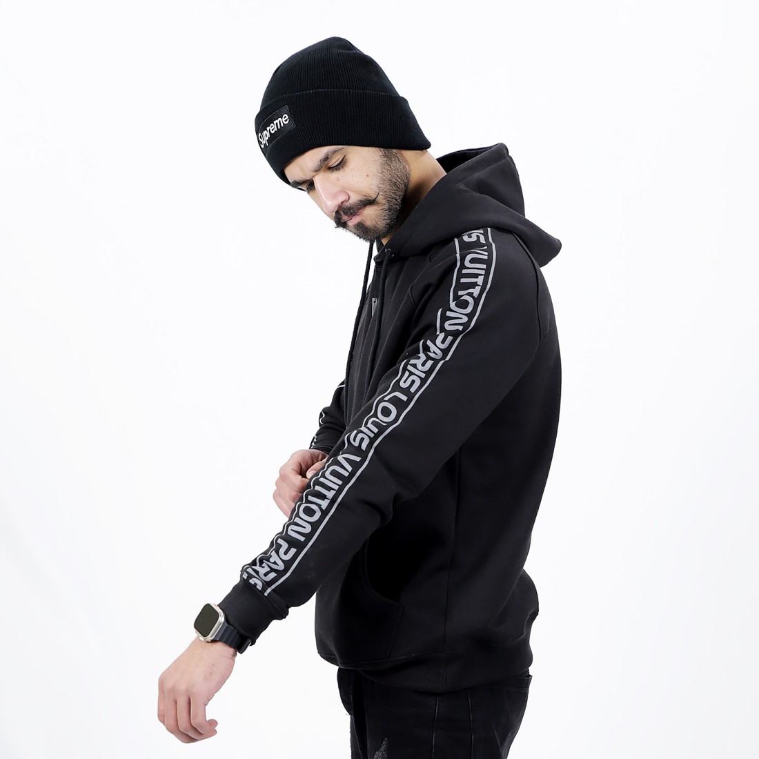 Louis Vuitton Reflective Sleeves Gravity Hoodie